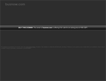 Tablet Screenshot of busnow.com